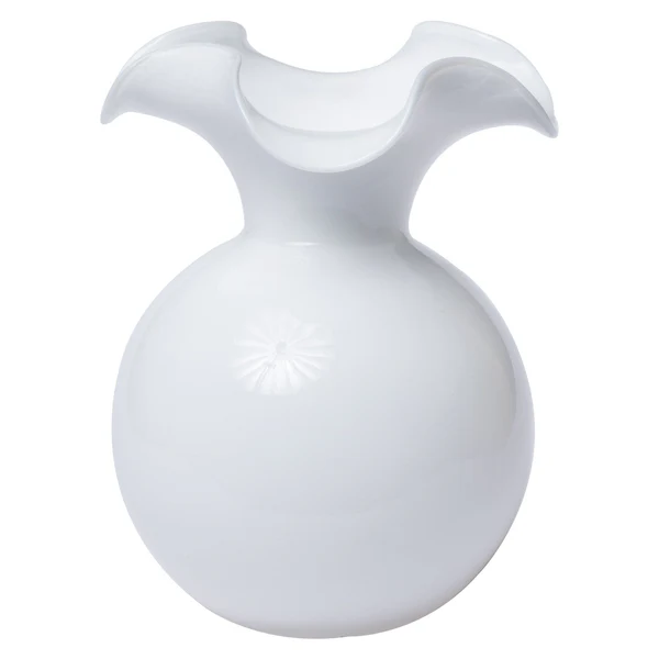 Vietri Hibiscus White Large Vase